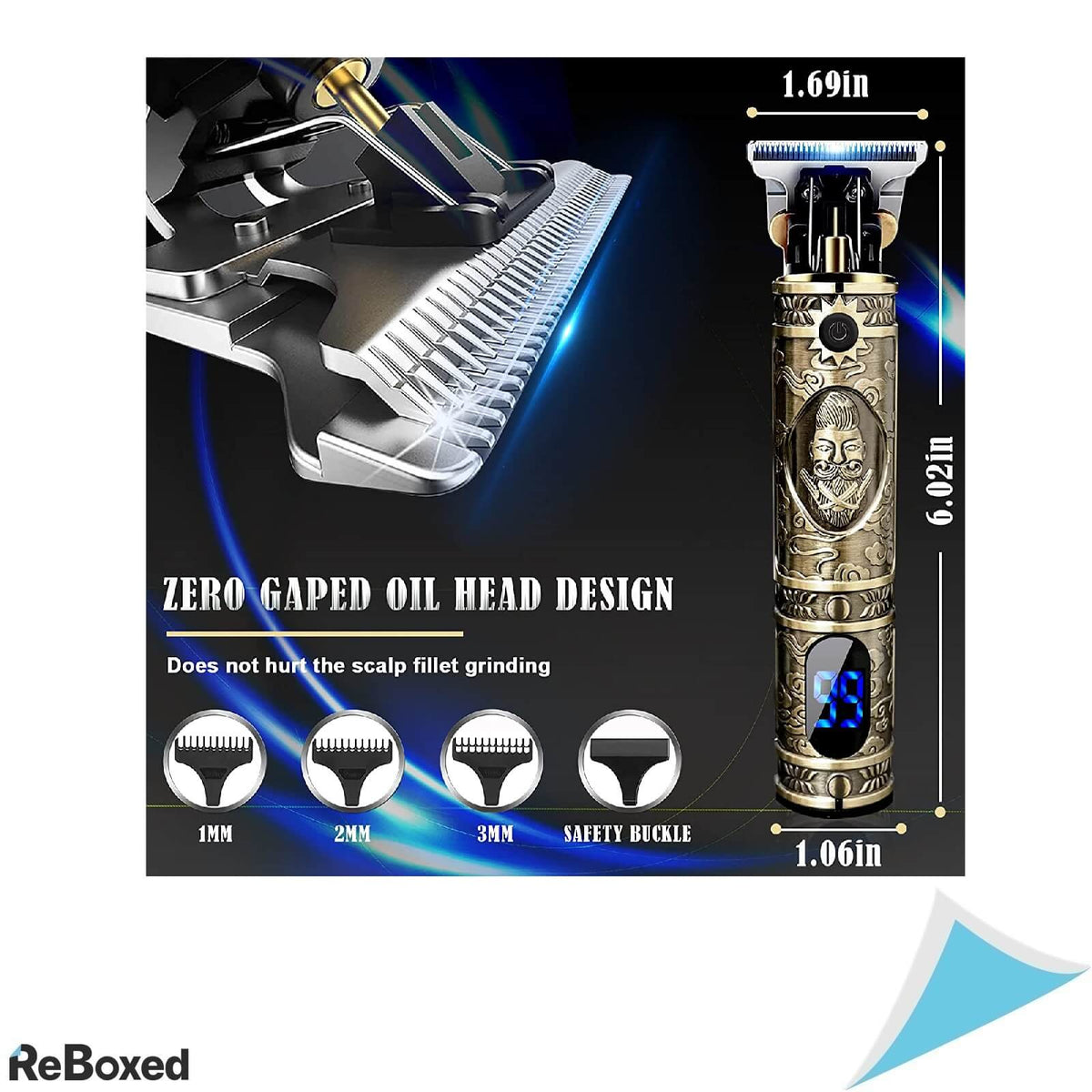 Solati Masina Tuns Ras Conturat Lame in T incarcare USB 4 acc