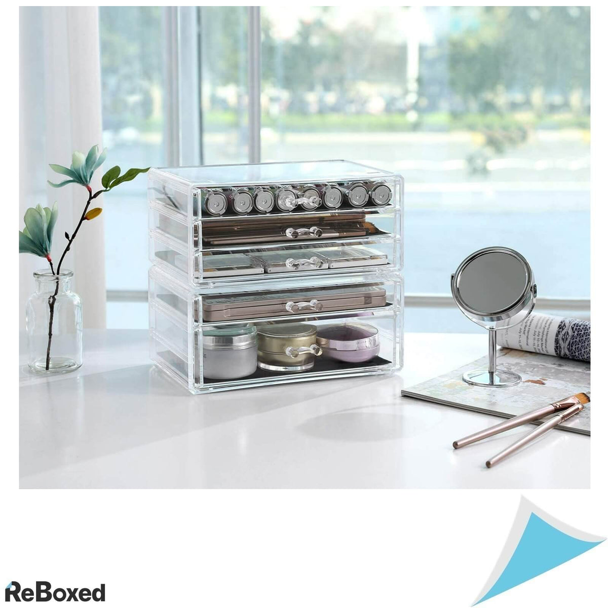 Songmics Organizator 5 Sertare Articole Cosmetice si Machiaj