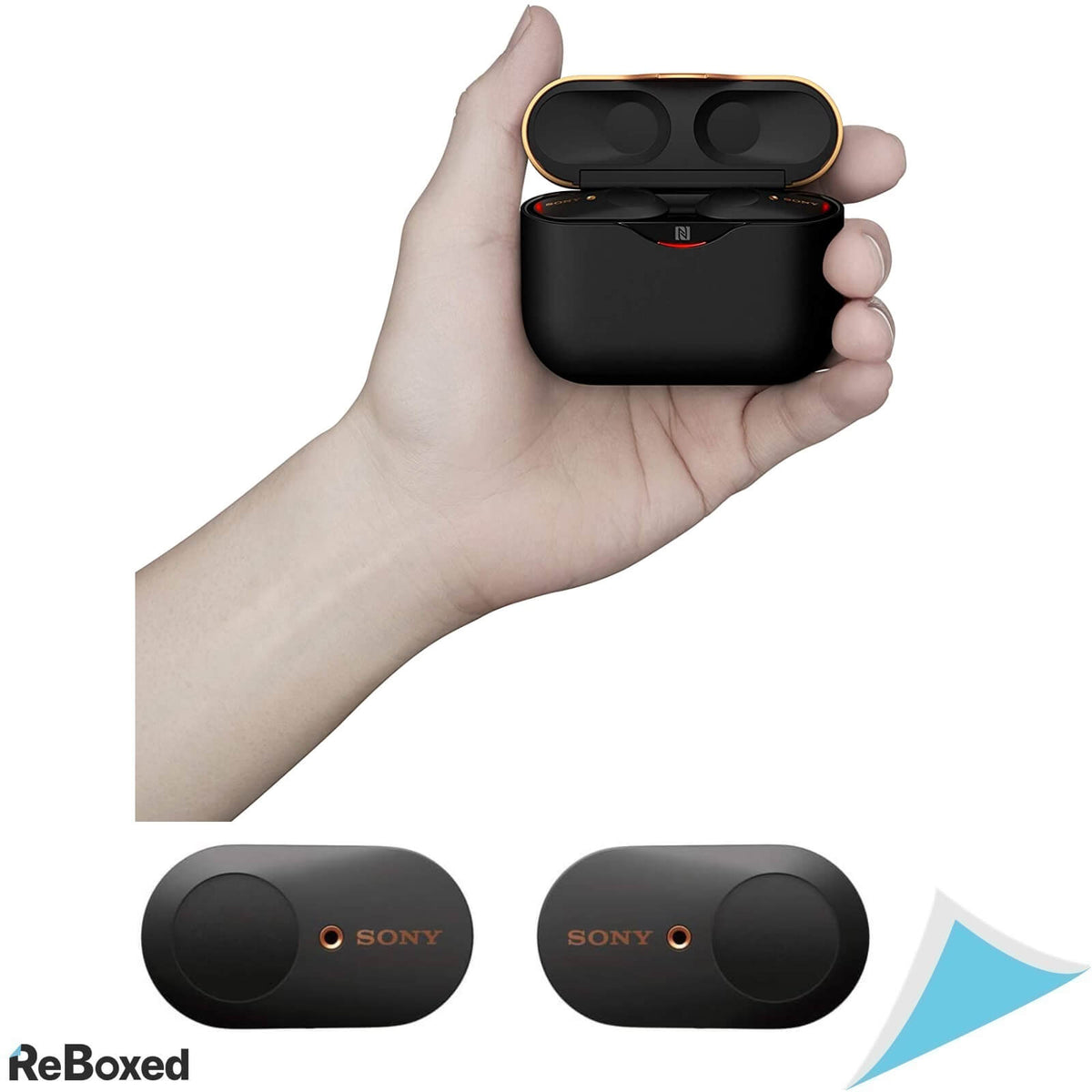 Sony WF-1000XM3 True Wireless Noise Cancelling cu Microfon