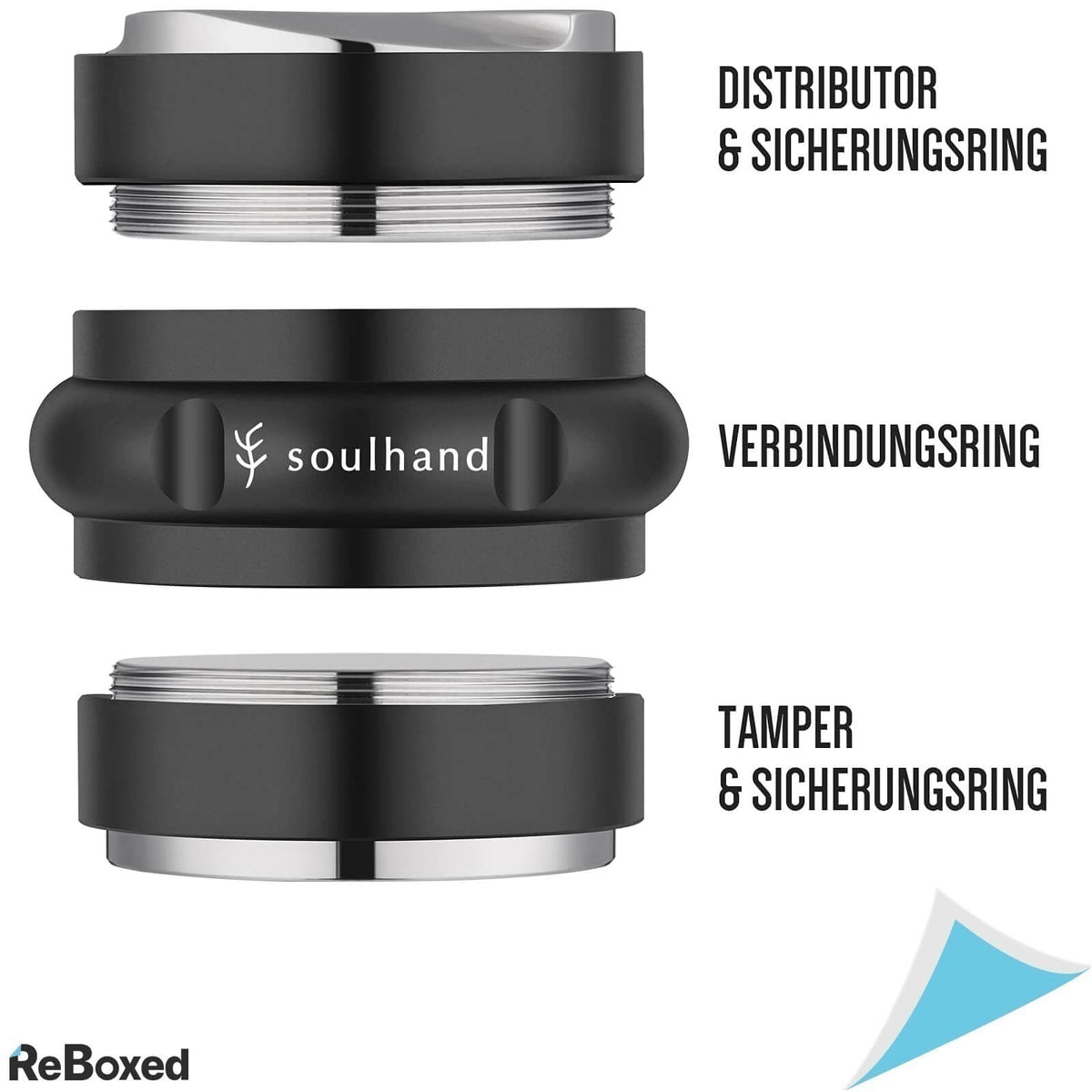 SoulHald Distribuitor Nivelator 51mm Cafea 2in1 Aluminiu