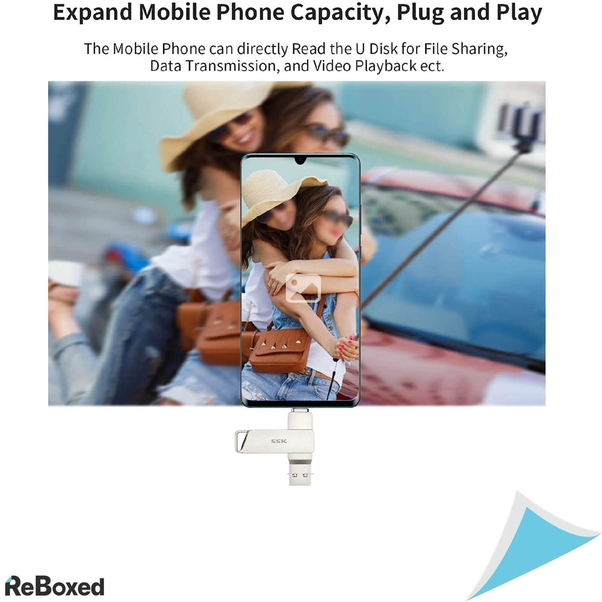 SSK 128GB 2in1 USB-C USB3.1 Thunderbolt3 Memorie Stick