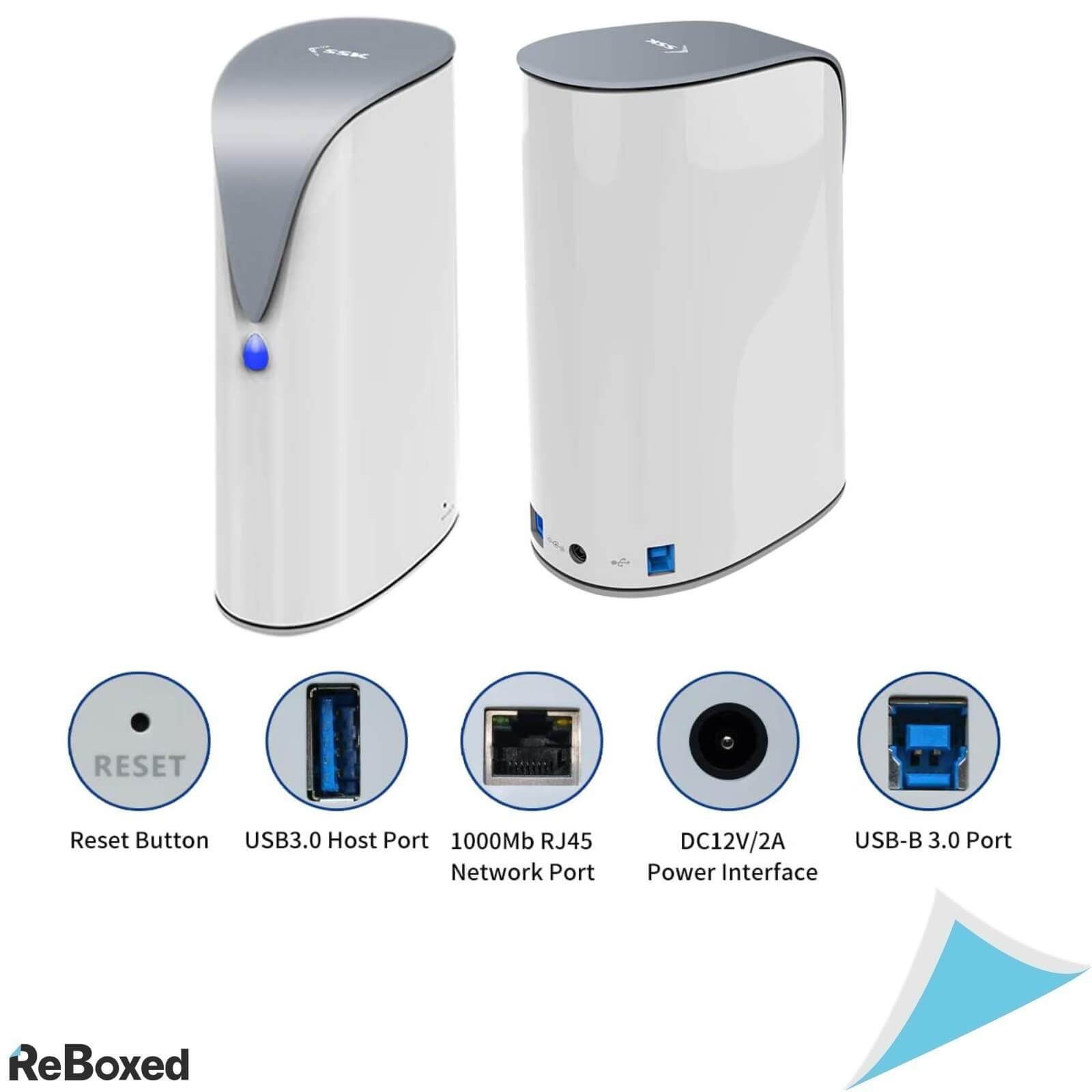 SSK SSMF100 Cloud 4TB Network Attached Storage MultiOS Ethernet