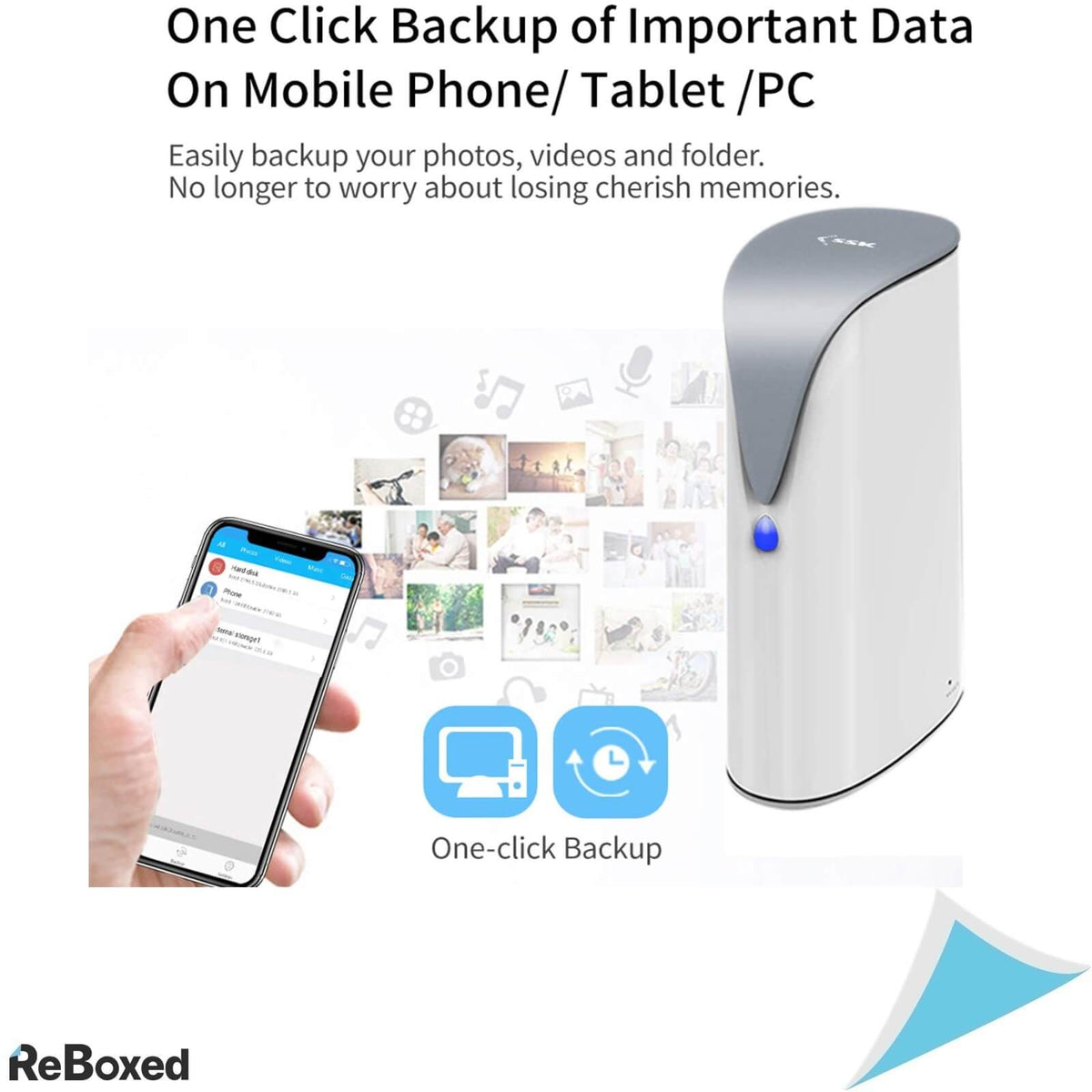 SSK SSMF100 Cloud 4TB Network Attached Storage MultiOS Ethernet