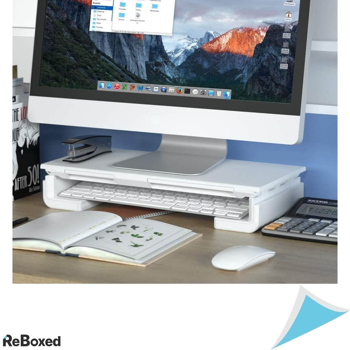 KlearLook Suport Pliabil Monitor cu Sertare Telefon Tableta
