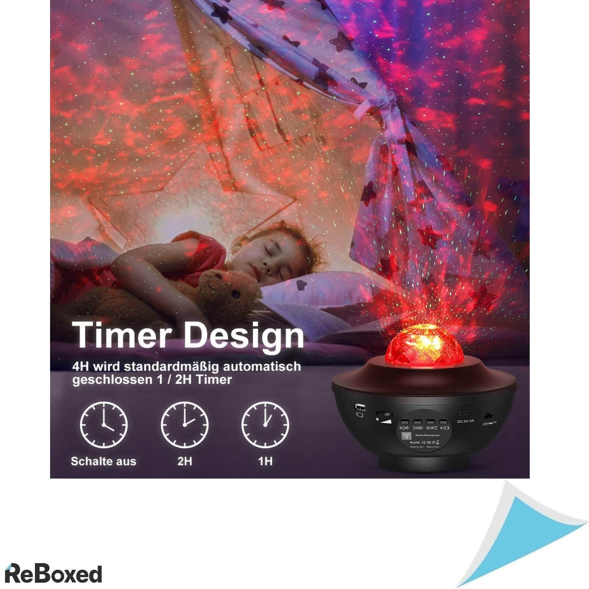 Starry Proiector LED Cer Instelat Bluetooth Muzica Timer