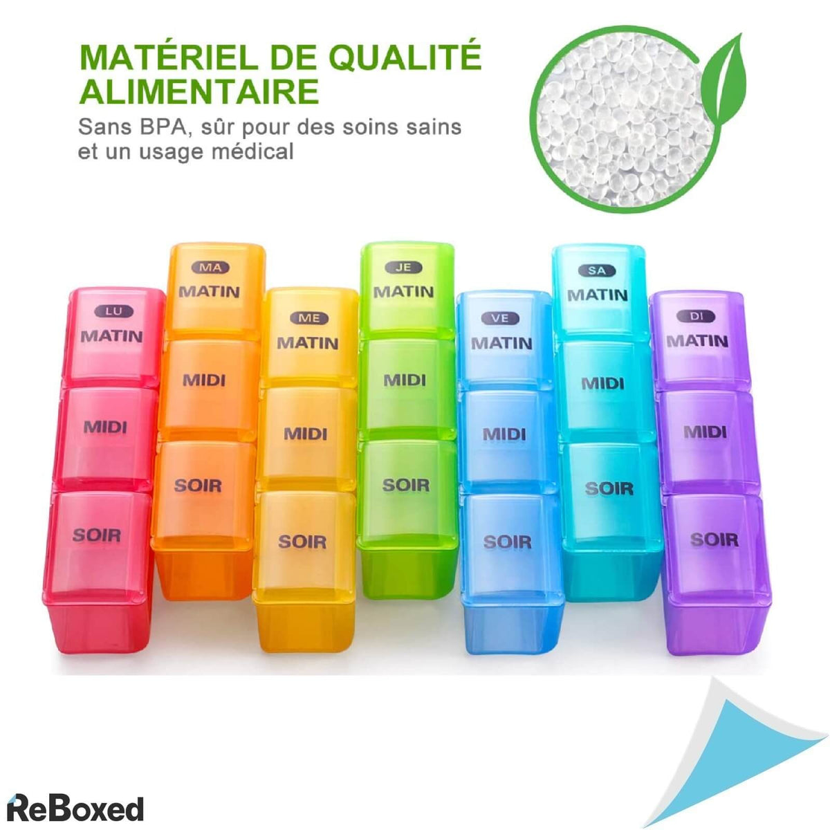 Sukos Organizator Dozator de Medicamente Saptamanal si Cutie Transport