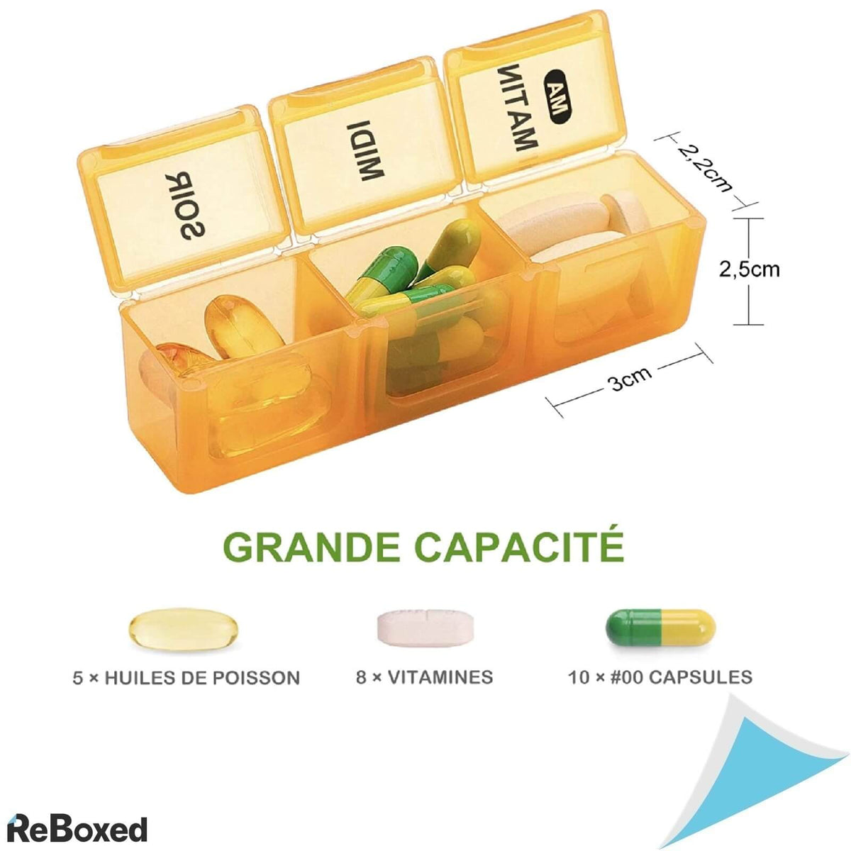 Sukos Organizator Dozator de Medicamente Saptamanal si Cutie Transport
