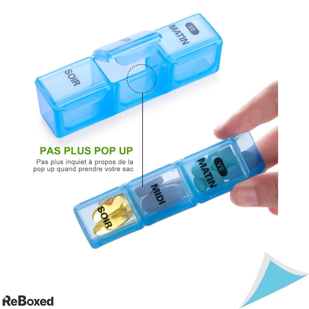 Sukos Organizator Dozator de Medicamente Saptamanal si Cutie Transport