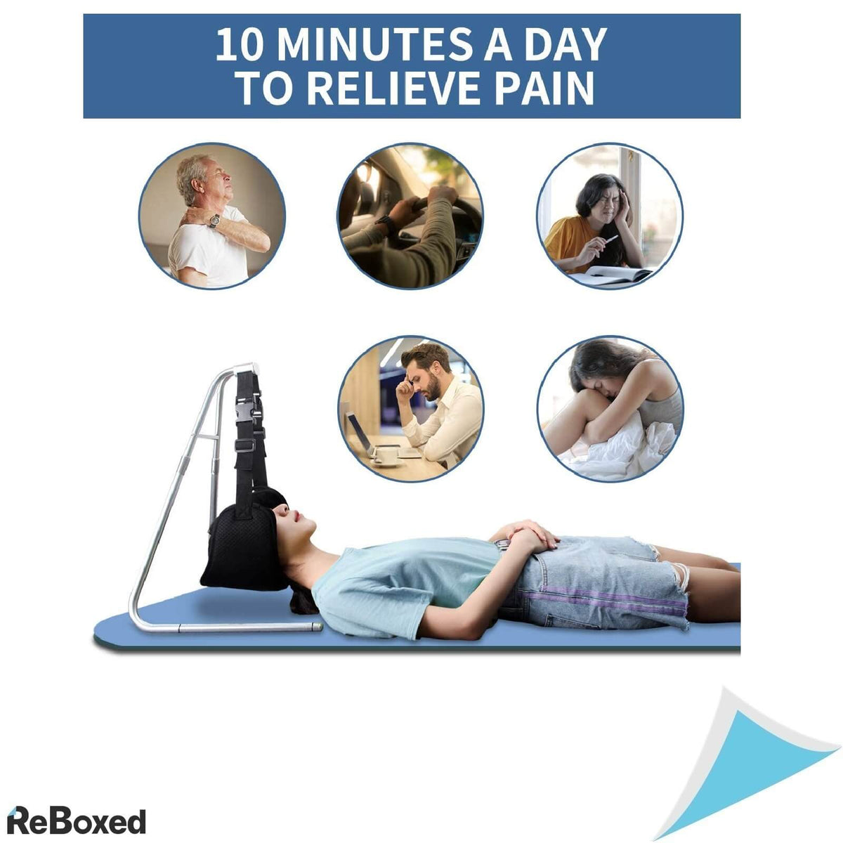 Suport Corector Postural Portabil pentru Gat Umeri si Spate