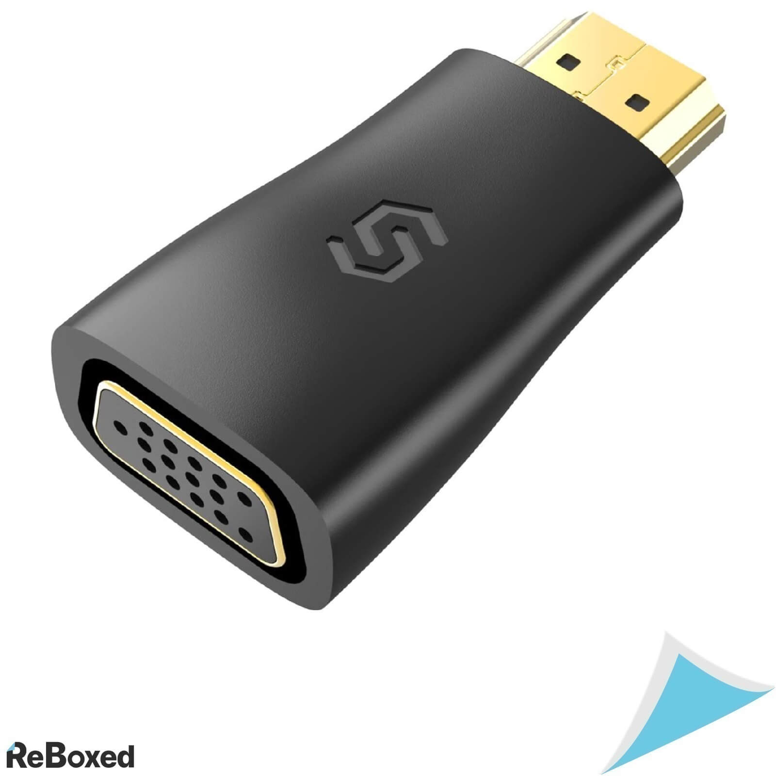 Syncwire Adaptor de la HDMI la VGA placat Aur Ultra-Mini 1080p