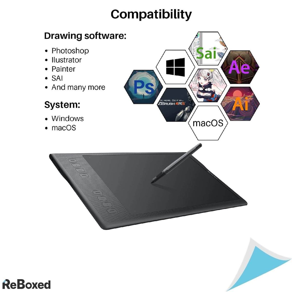 HUION INSPIROY Q11K Tableta Grafica 8 Taste Express 5080 LPI
