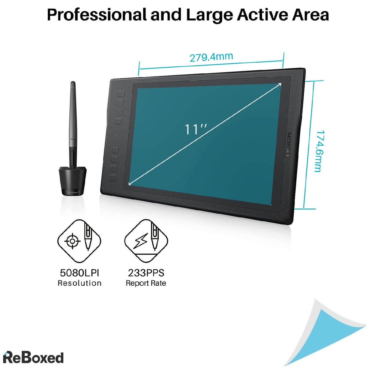 HUION INSPIROY Q11K Tableta Grafica 8 Taste Express 5080 LPI