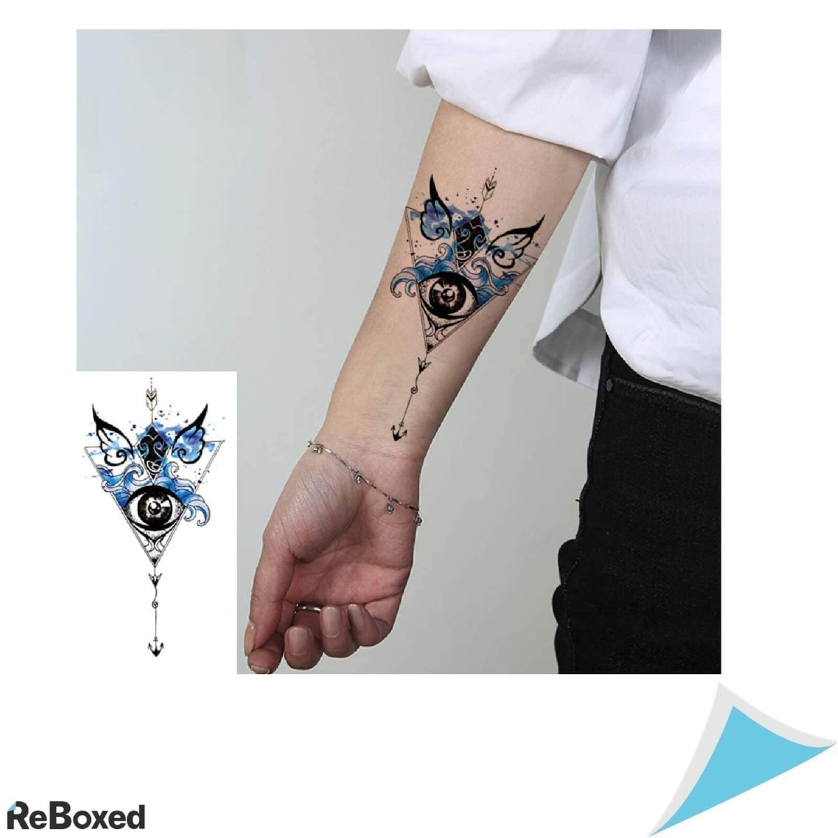 Tafly Set 10 Tatuaje Temporare Rezistente de Apa si Non-toxice