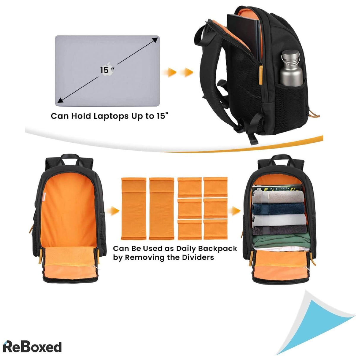 Tarion Rucsac Camera DSLR Obiective Trepied Laptop Compartimentat