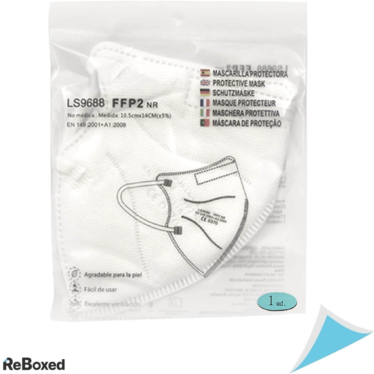 Tboc Pachet 10 bucati Masca FFP2 cu 5 Straturi CE 0370