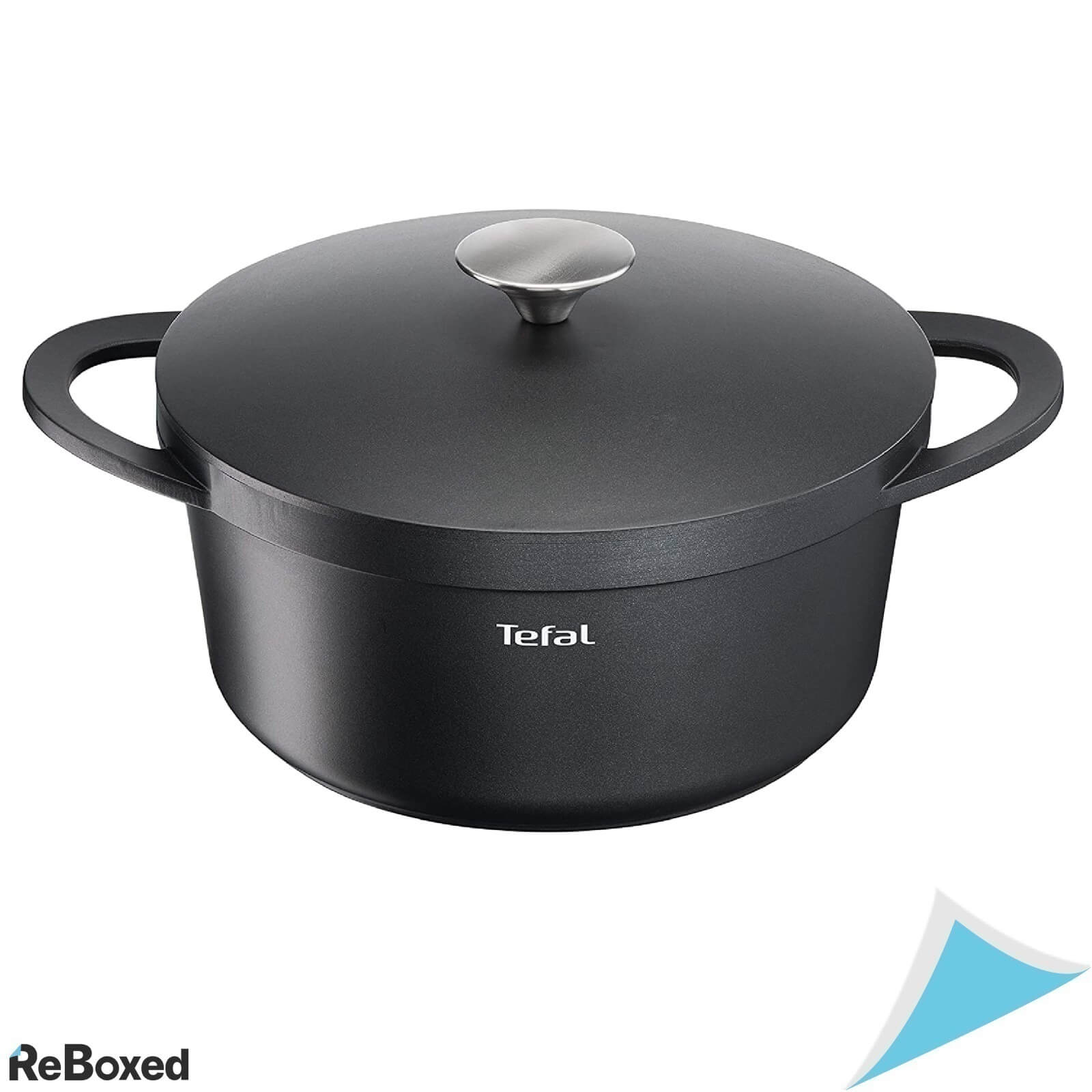 Tefal Trattoria Oala Aluminiu Inductie 4.5 litri 24cm Neagra