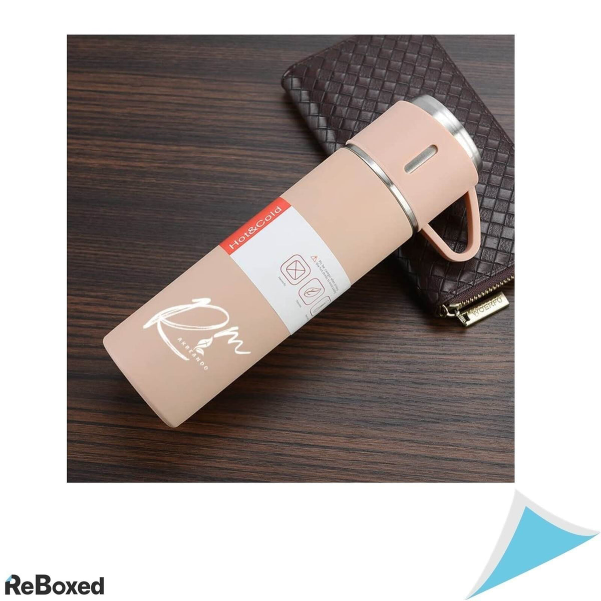 Arton Flask Vacuum Otel Termos set cu 2 Cani Acasa si Calatorii