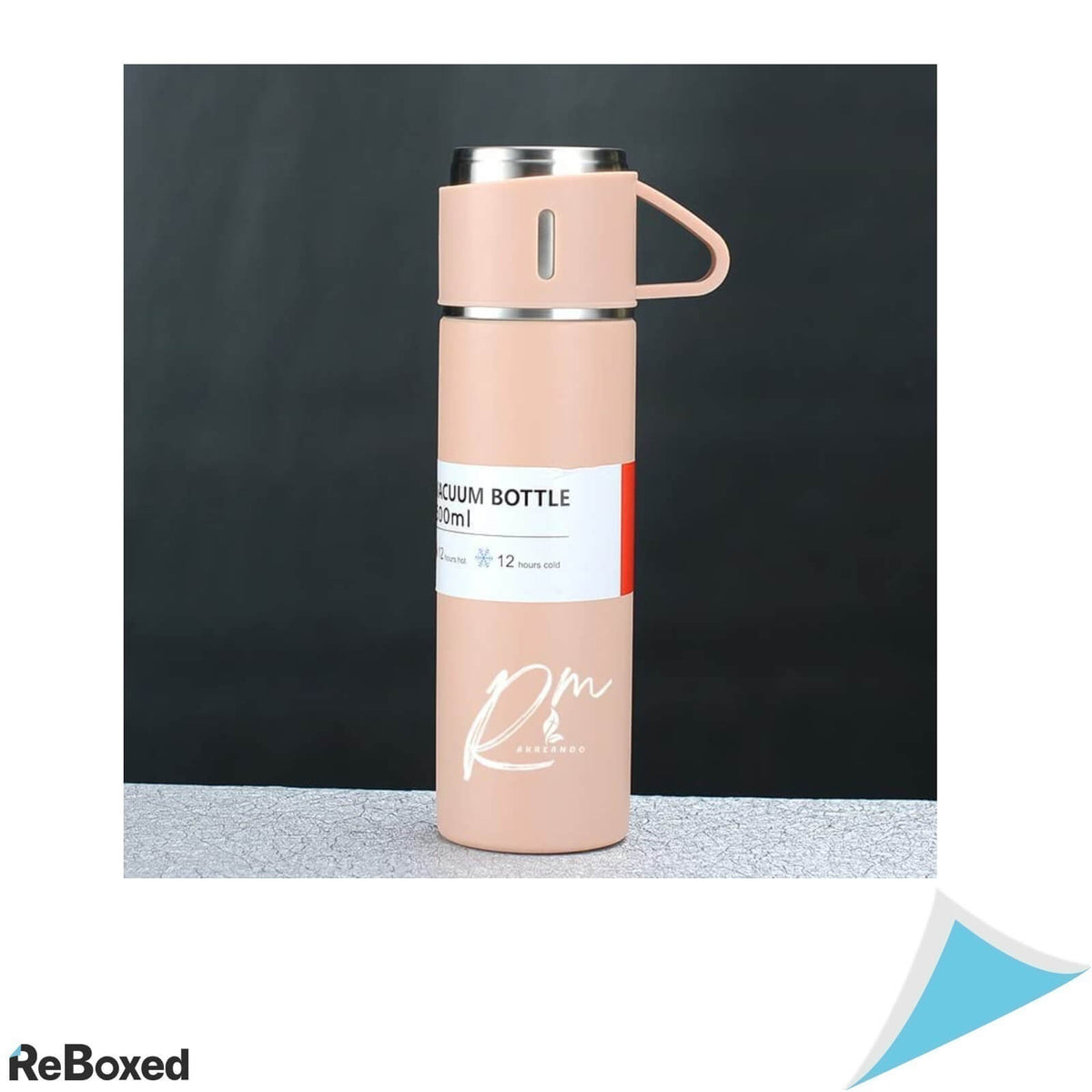 Arton Flask Vacuum Otel Termos set cu 2 Cani Acasa si Calatorii