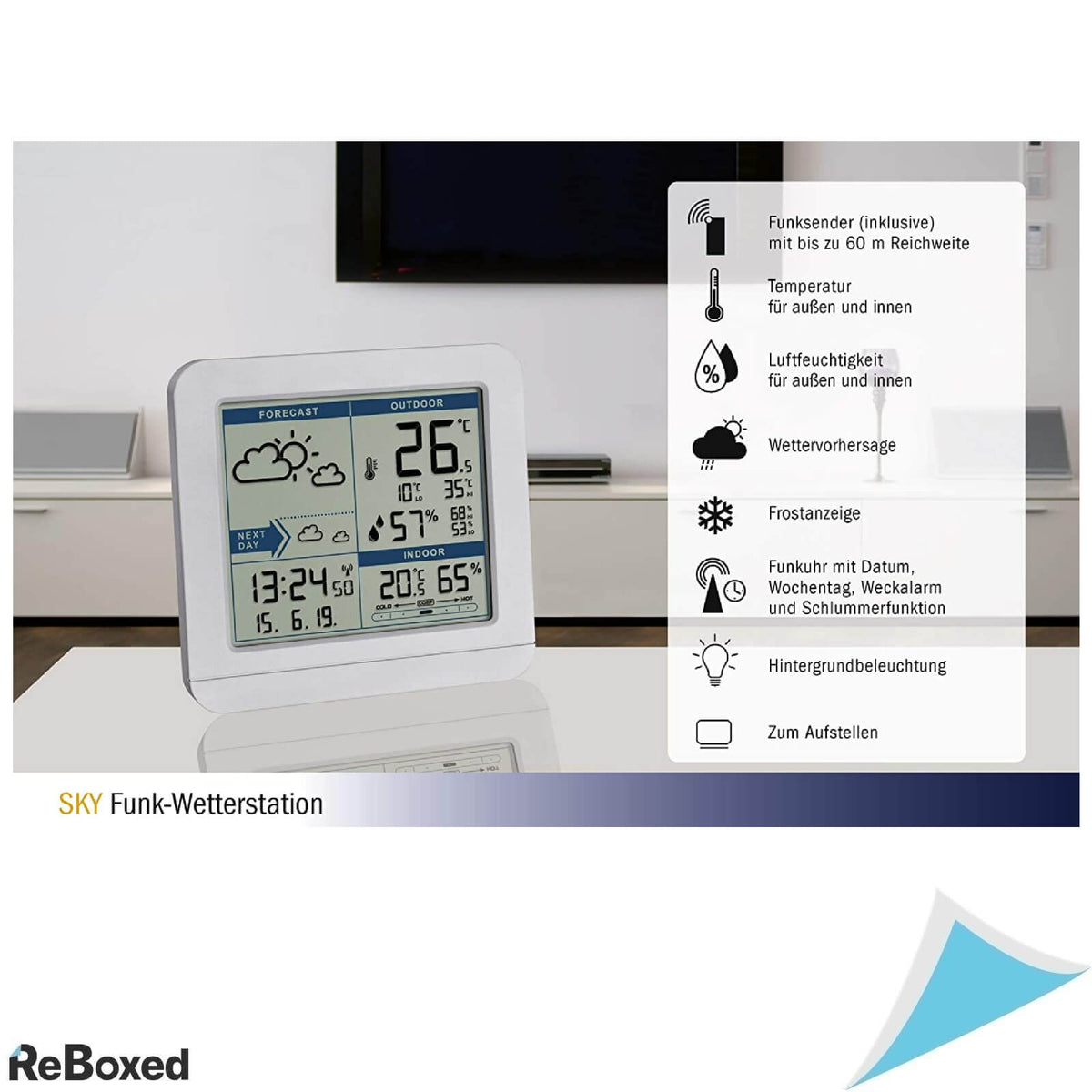 TFA Dostmann SKY 35.1152.02 Statie Meteo Digitala cu Senzor Exterior