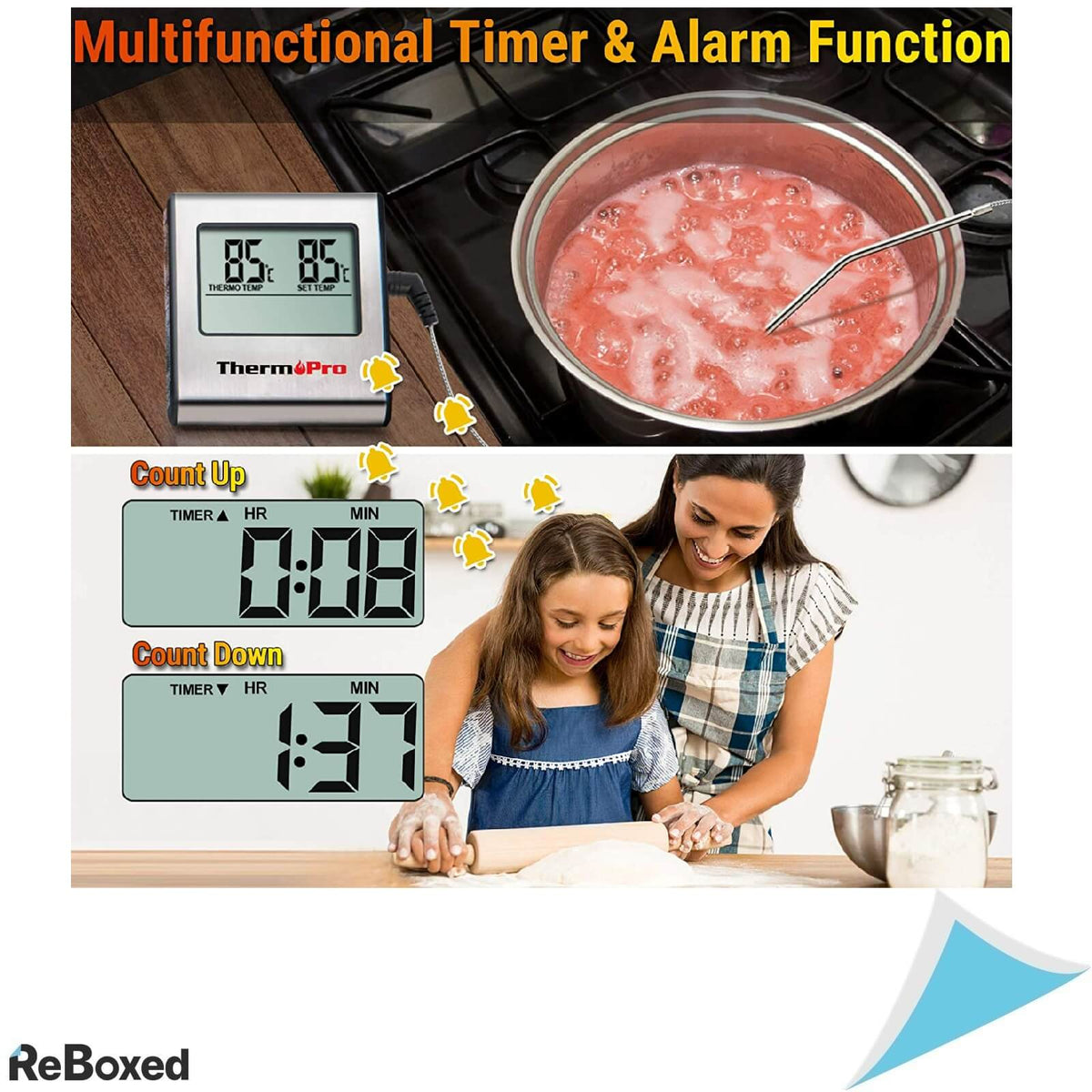 ThermoPro TP16 Termometru si Timer Profesional Mancare