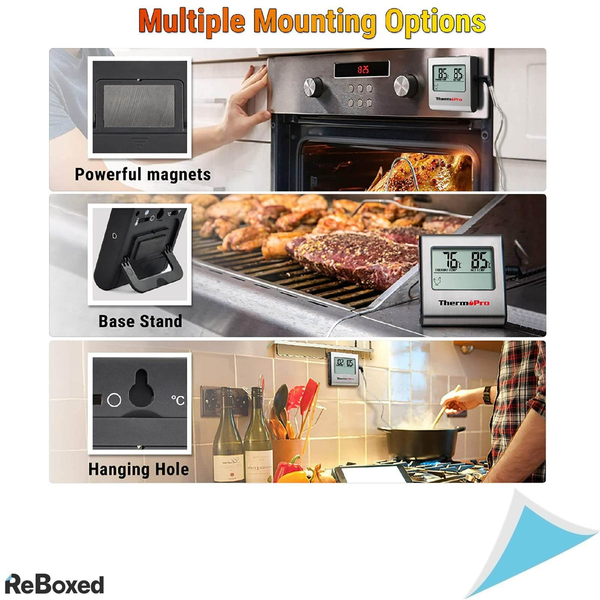 ThermoPro TP16 Termometru si Timer Profesional Mancare