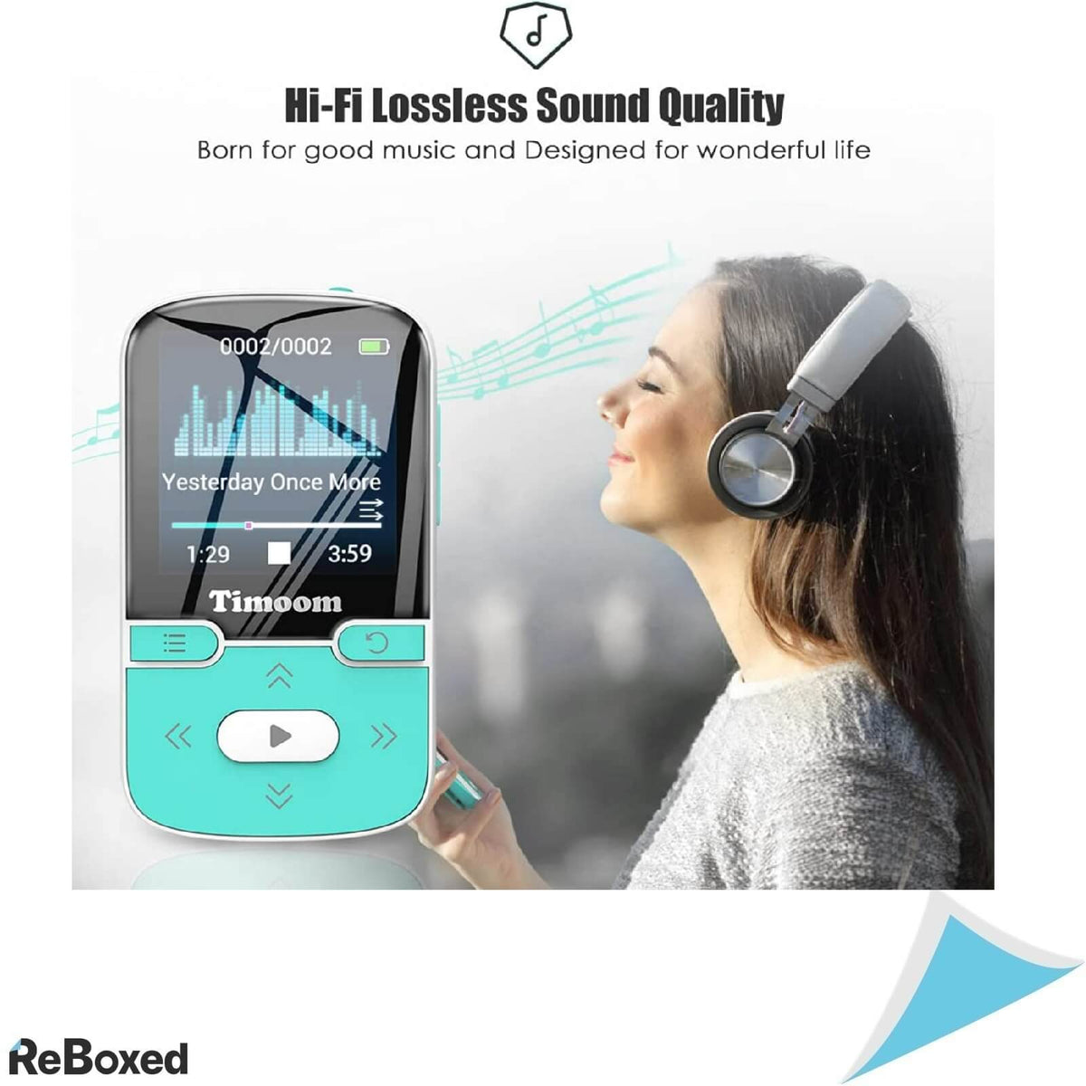 Timoom X57 Player Bluetooth HiFi MP3 MP4 32GB Pedometru