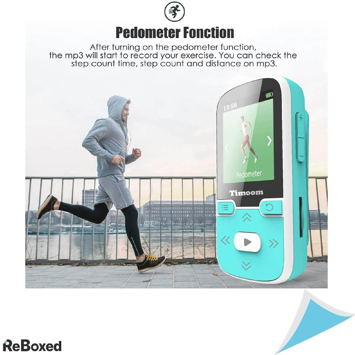 Timoom X57 Player Bluetooth HiFi MP3 MP4 32GB Pedometru