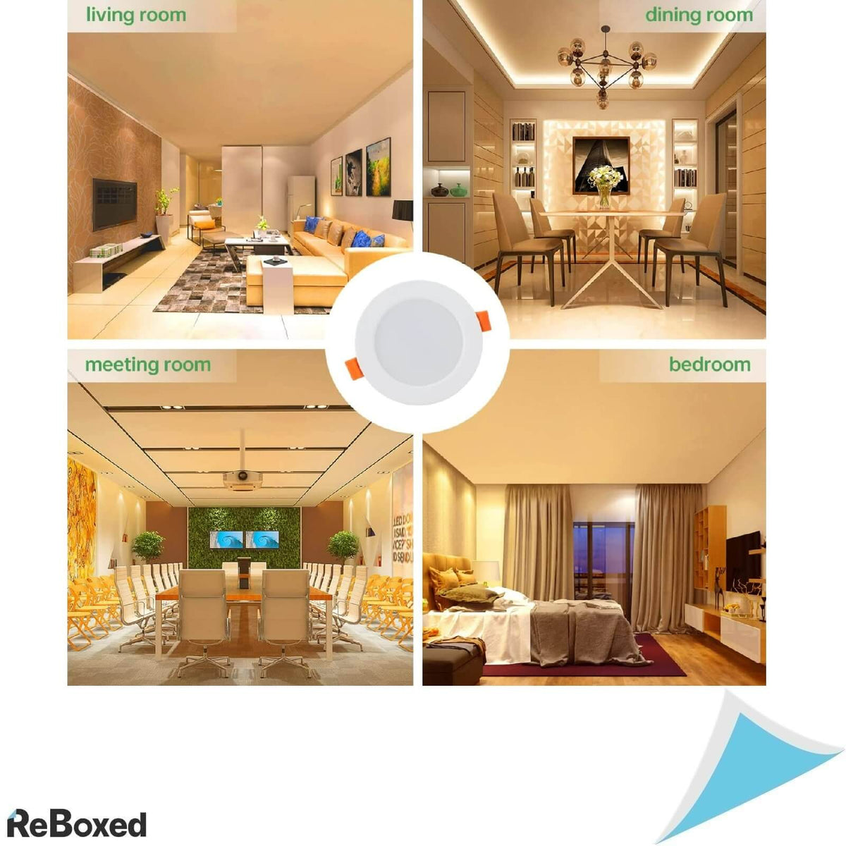 TofiSR Set 24 Spoturi Incastrabile LED 5W 400lumeni 2700K UltraSlim