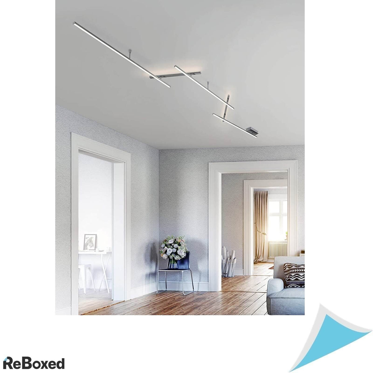 Trio Indira Corp Iluminat Tavan LED Nichel 3x6W si 2x3.5W