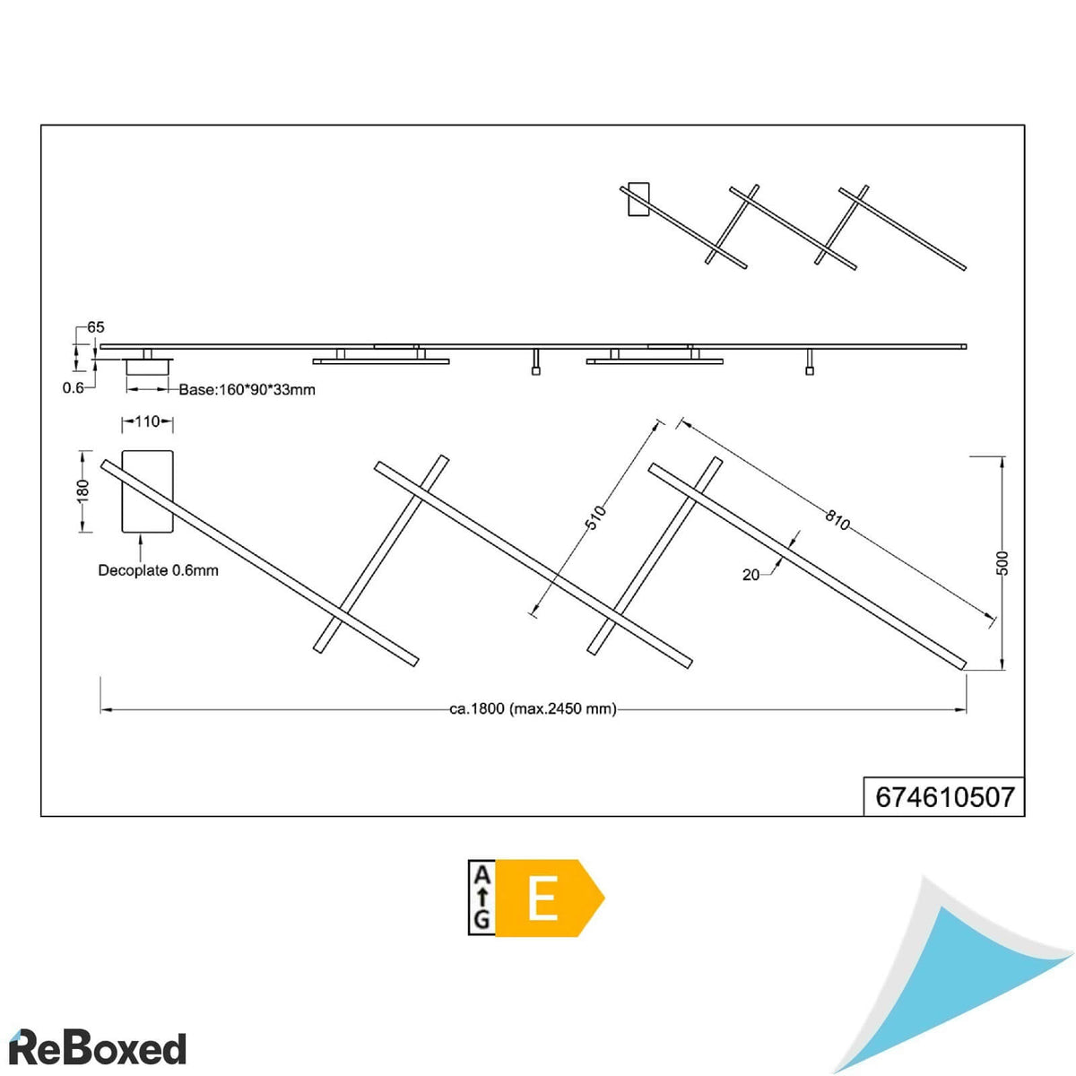 Trio Indira Corp Iluminat Tavan LED Nichel 3x6W si 2x3.5W