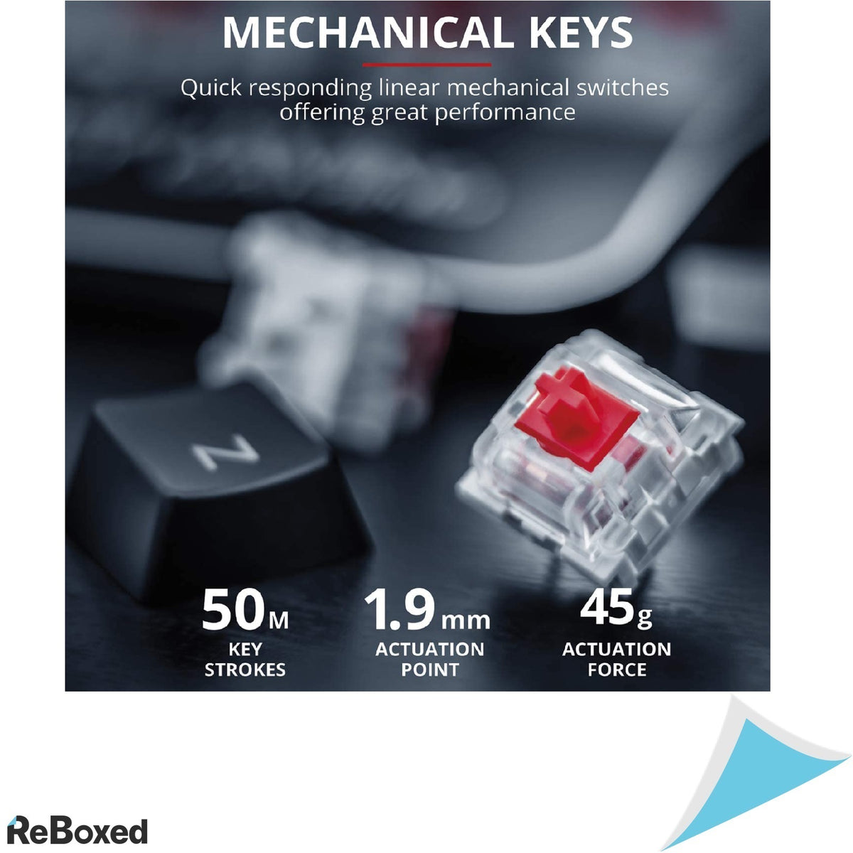 Trust GTX 865 Tastatura Mecanica de Gaming cu iluminare RGB