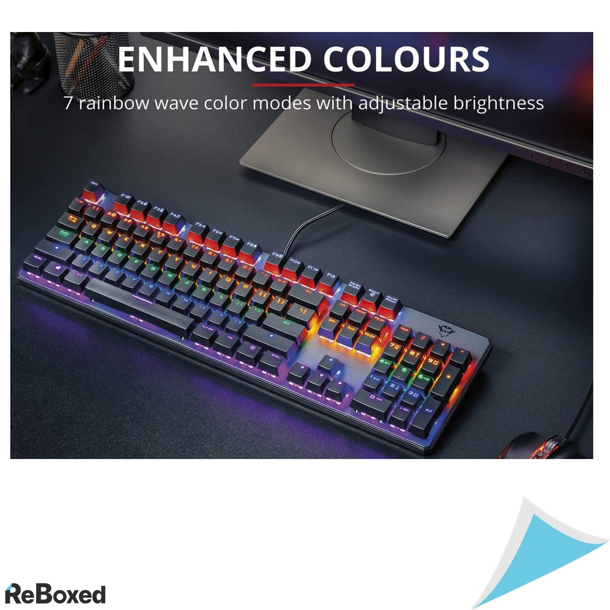 Trust GTX 865 Tastatura Mecanica de Gaming cu iluminare RGB