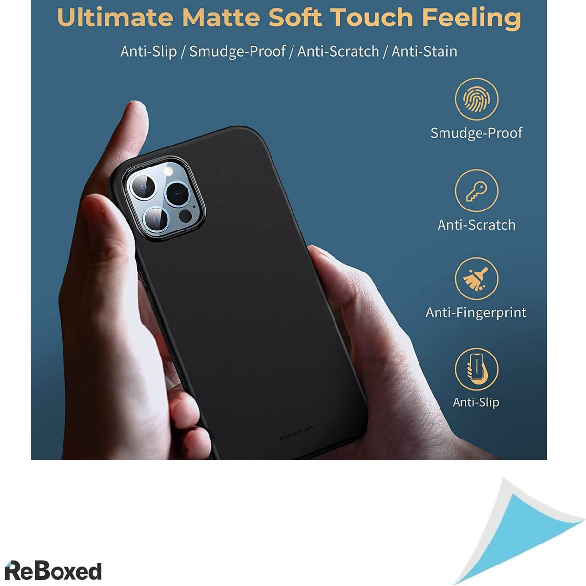 UNBREAKcable Husa iPhone 12 12Pro TPU Ultra-Subtire Anti-Soc