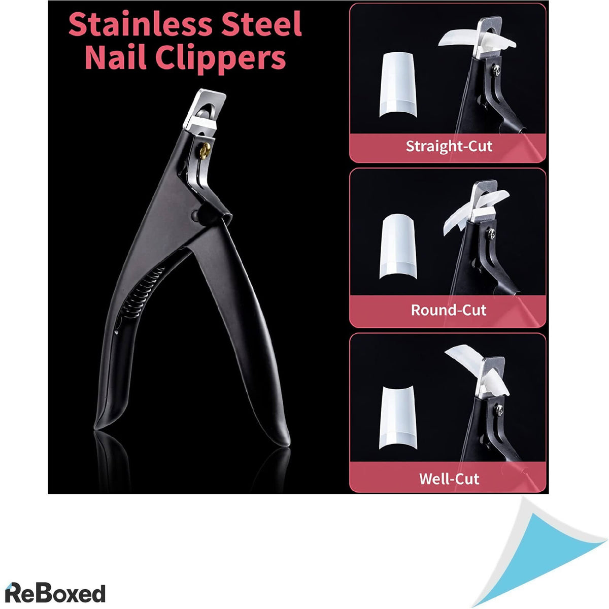 Tipsuri Unghii False Frantuzesti ptr Acoperire Acrilica 500 bucati