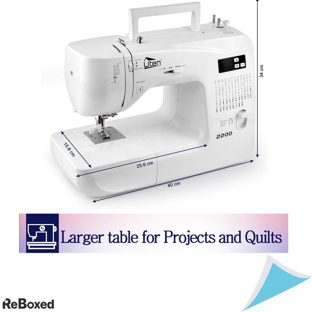 Uten 2200 Masina de Cusut Digitala cu functie de Matlasare