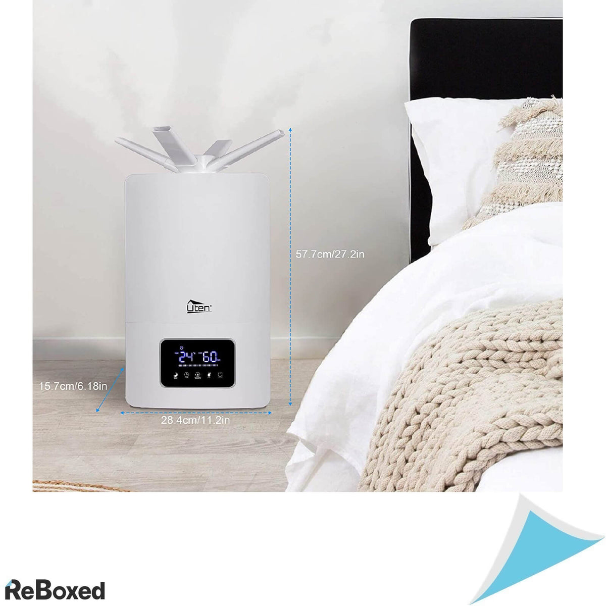 Uten Umidificator Ultrasonic 13L si Monitor de Umiditate