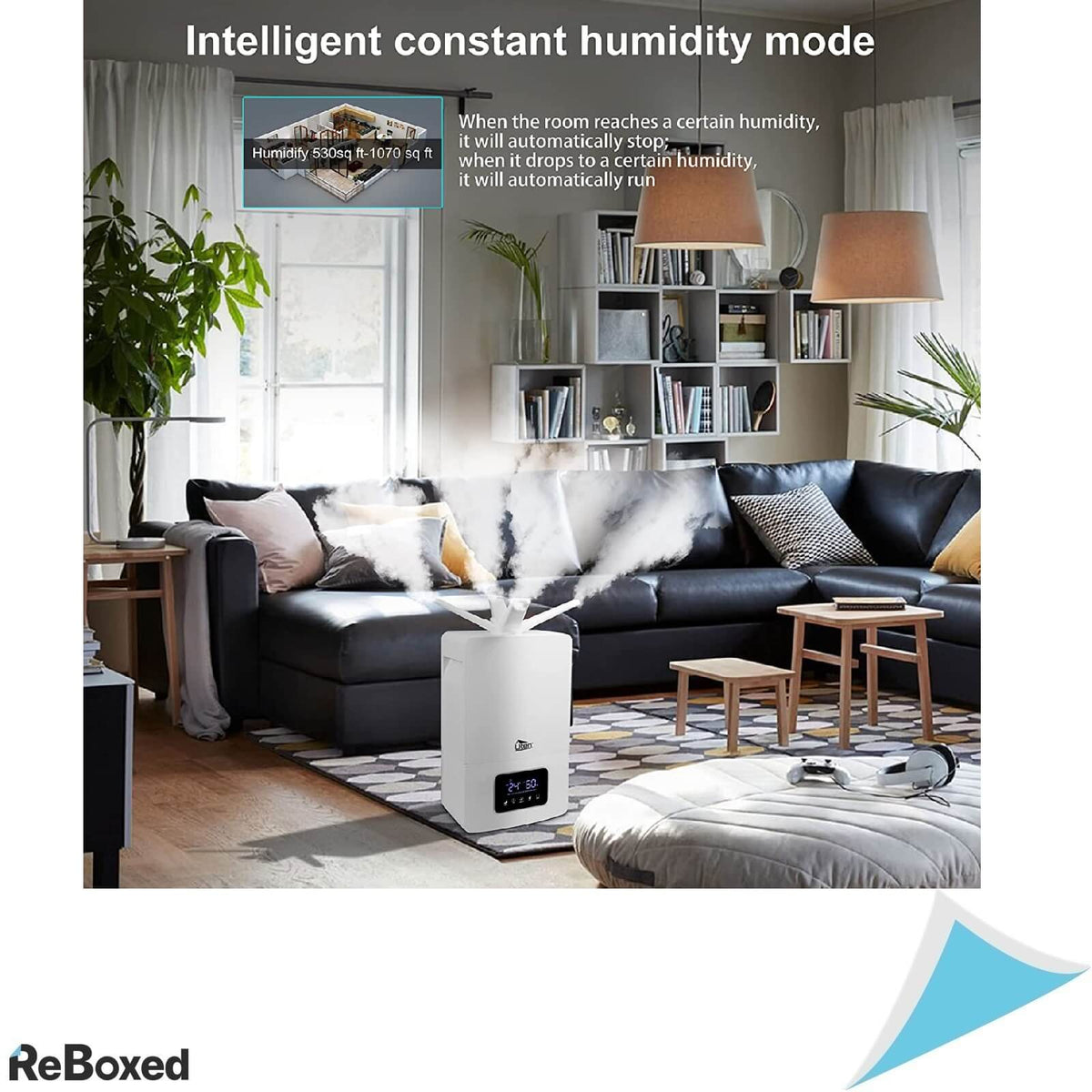 Uten Umidificator Ultrasonic 13L si Monitor de Umiditate