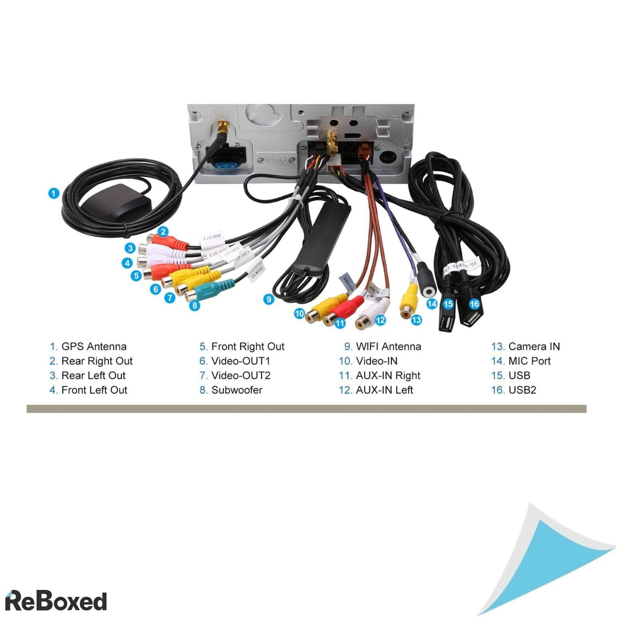 Vanku 7&quot; Android 10 Auto Radio Navigatie 64GB Bluetooth WiFi