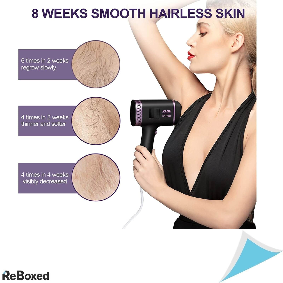 Veme V701 PRO Saphire Epilator IPL Fata Axila Corp Bikini