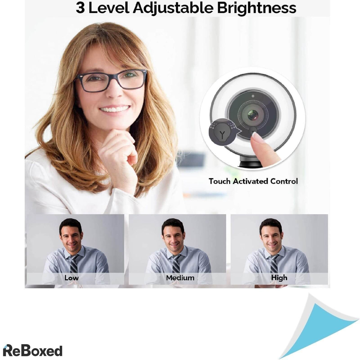 Vitade 960 USB WebCam Streaming 1080p 30fps iluminare LED