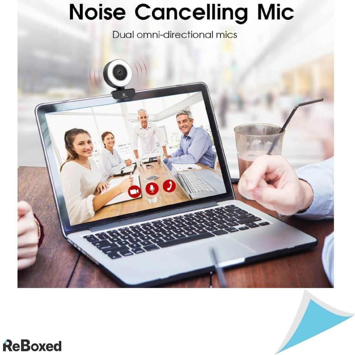 Vitade 960 USB WebCam Streaming 1080p 30fps iluminare LED