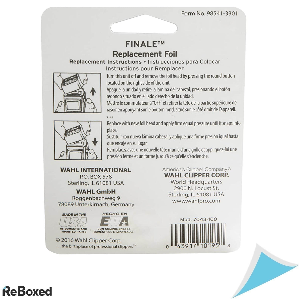 Wahl Professional 5 Finale Folie Rezerva Aparat Barbierit