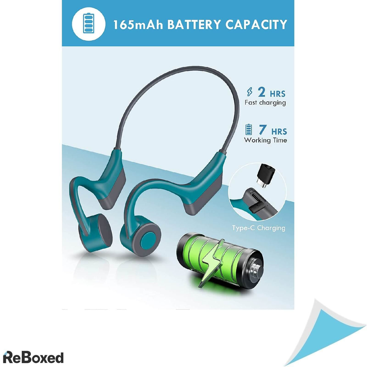 Wanfei Casti Conductie Osoasa cu Microfon Bluetooth 5.0 IP67