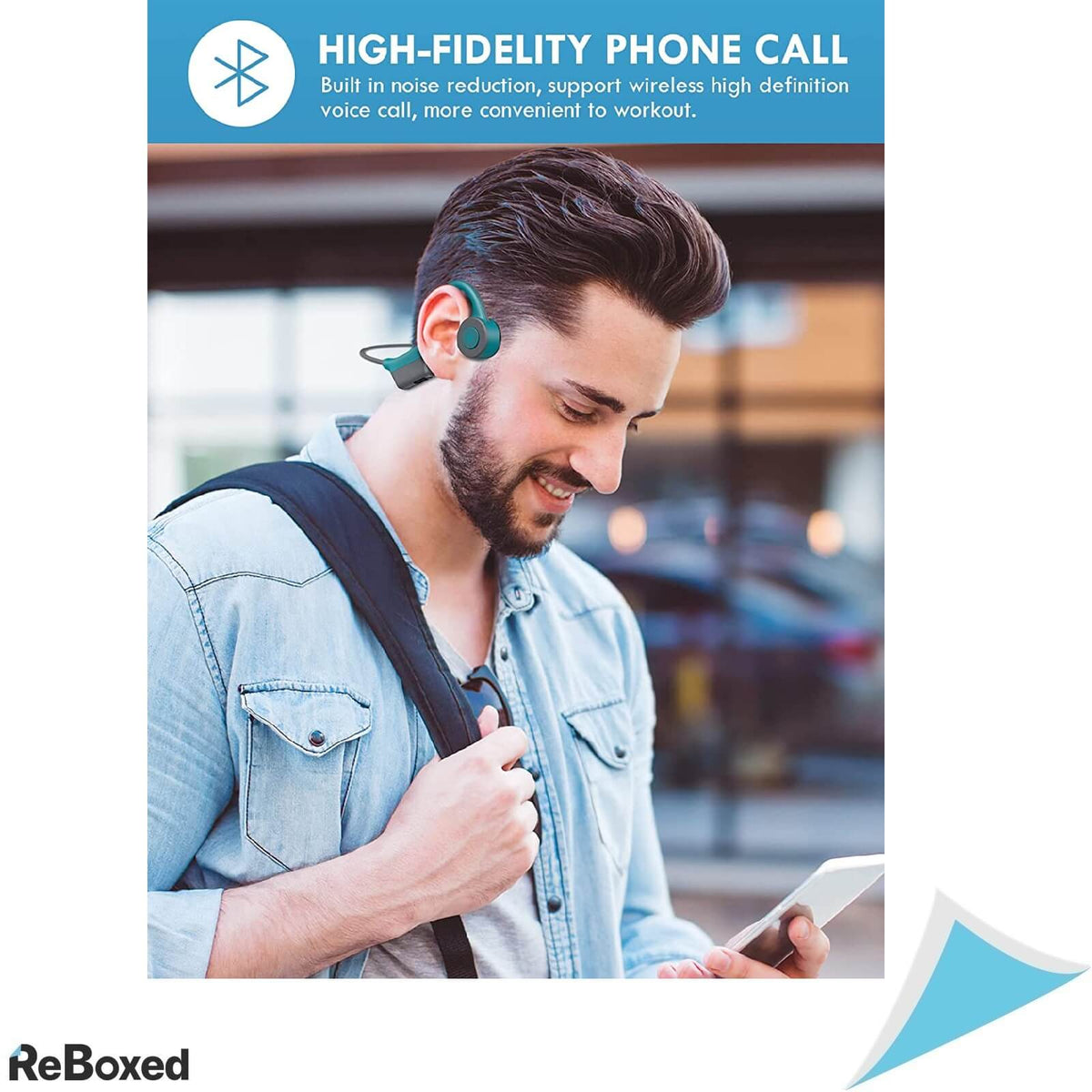 Wanfei Casti Conductie Osoasa cu Microfon Bluetooth 5.0 IP67