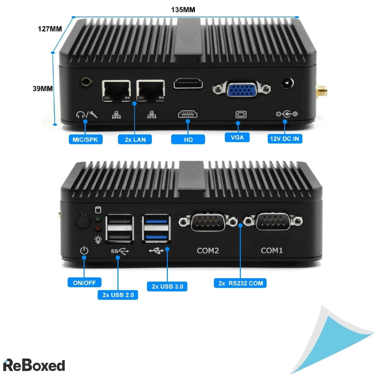 Weidian Super Mini-PC Celeron J4125 8GB DDR4 256GB SSD Fanless