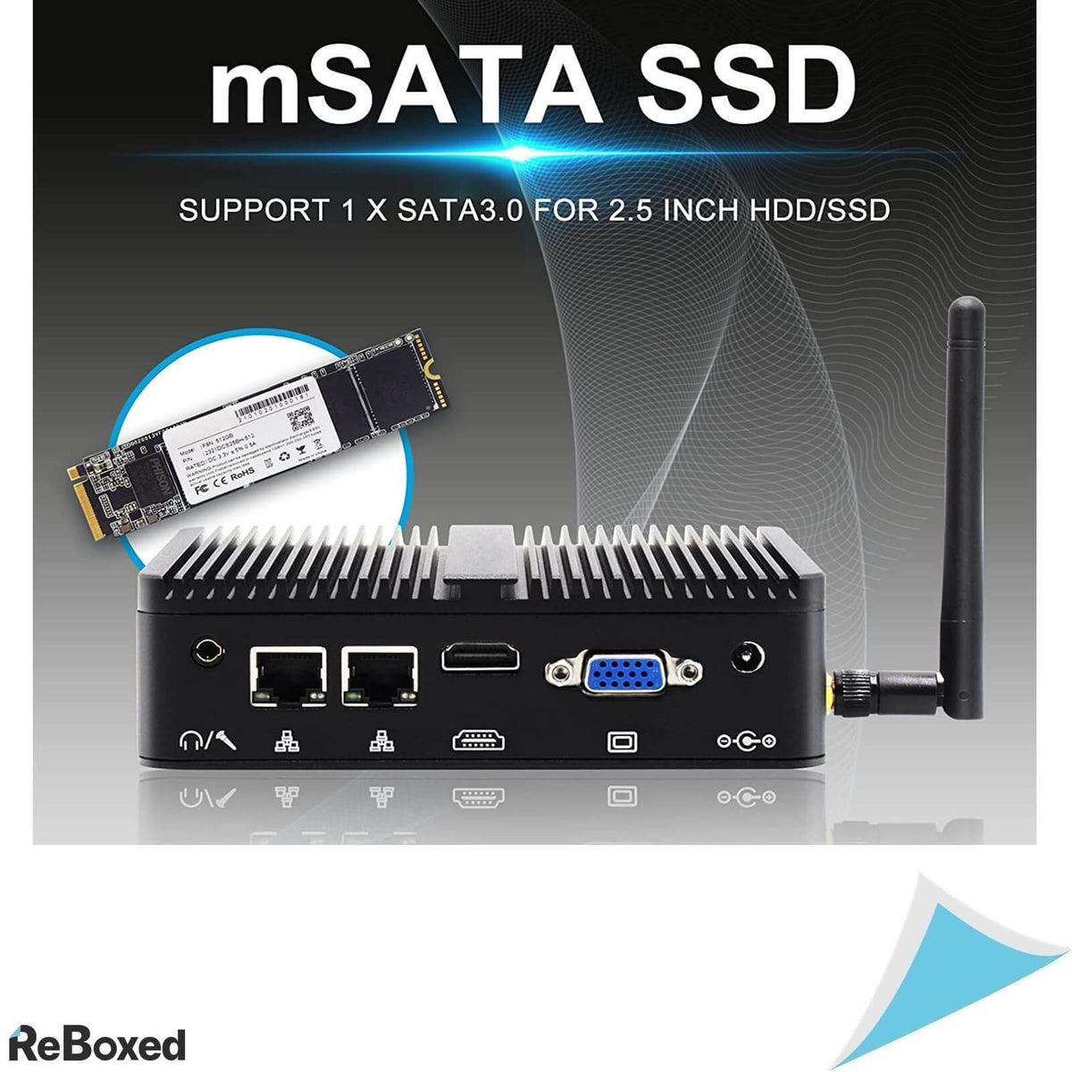 Weidian Super Mini-PC Celeron J4125 8GB DDR4 256GB SSD Fanless