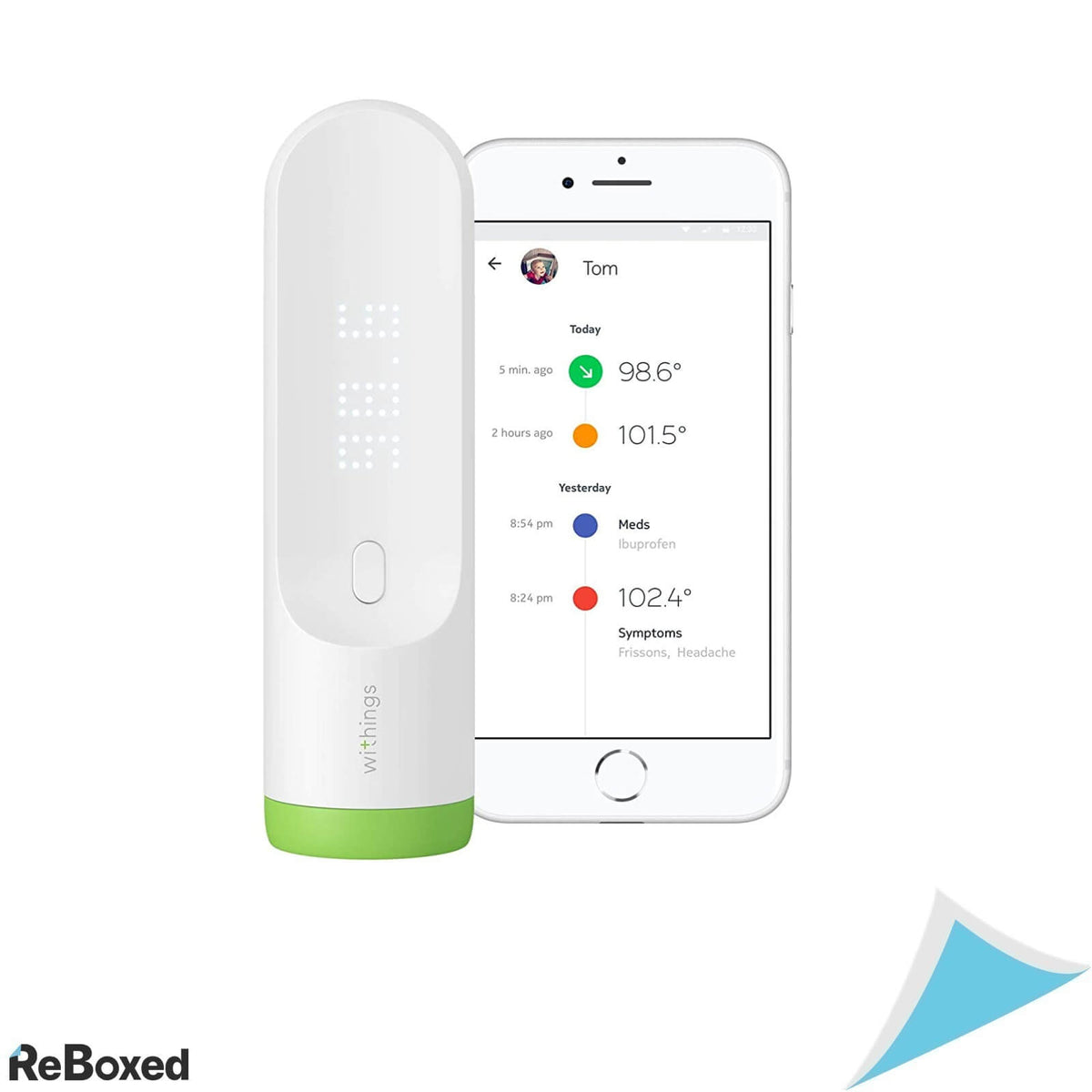 Withings SCT01 Termometru Smart Non-Contact 16 WiFi Bluetooth Alb