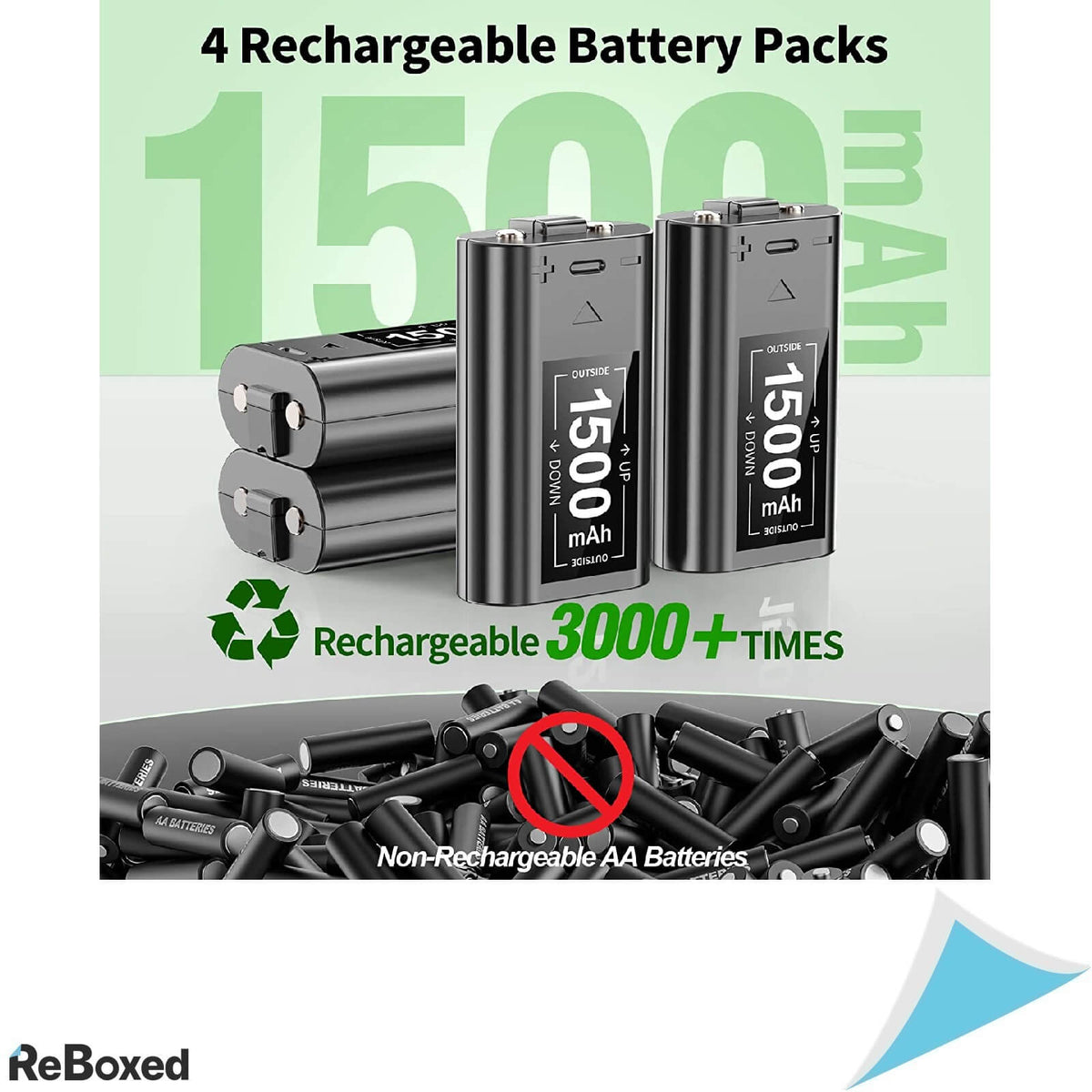 Ovio Baterii Reincarcabile Controller Xbox cu Statie de Incarcare