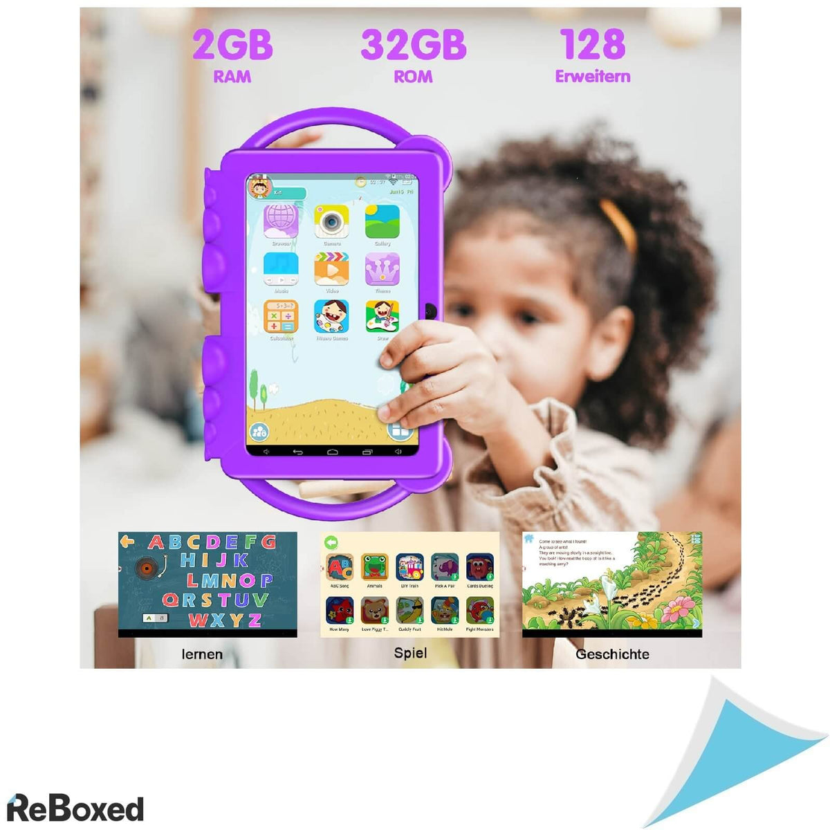 Xgody Tableta 7 inch Android 11 2+32GB Quad Core pentru Copii