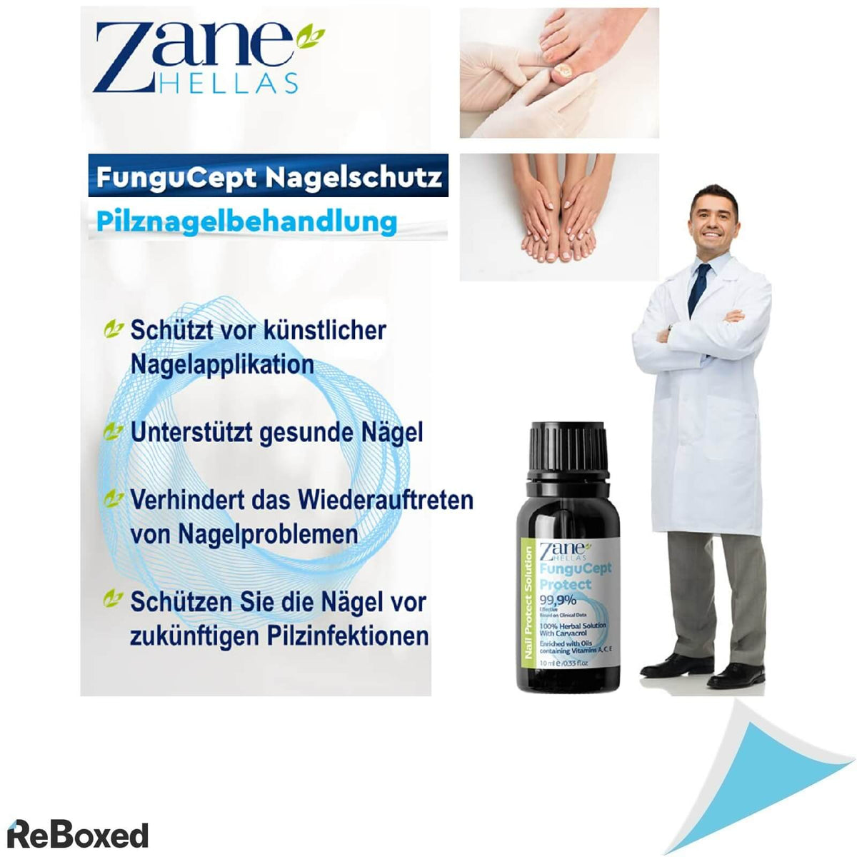Zane Hellas 10ml FunguCept Protect Oregano Balsam Picioare